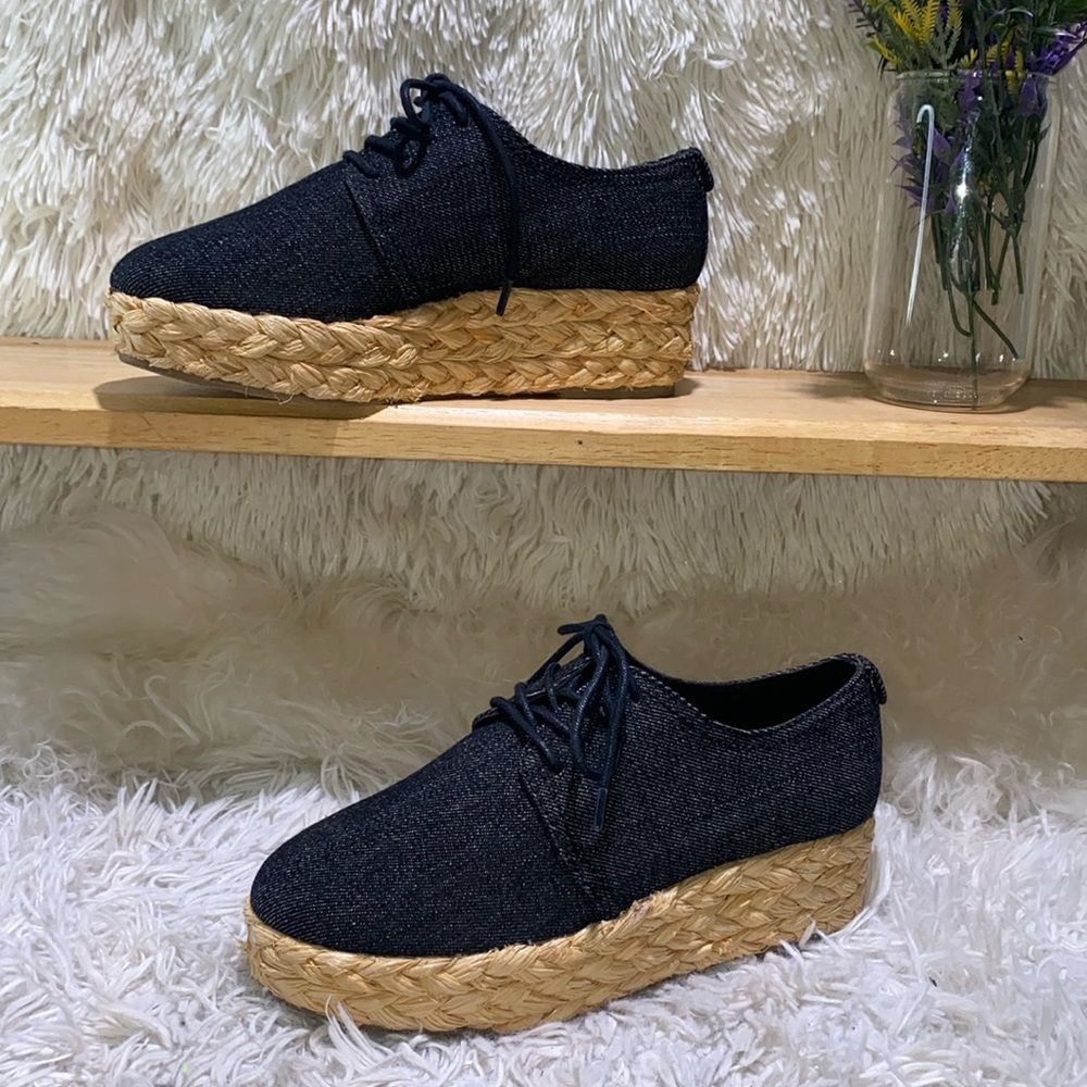 Calvin Klein Denim Platform Shoes